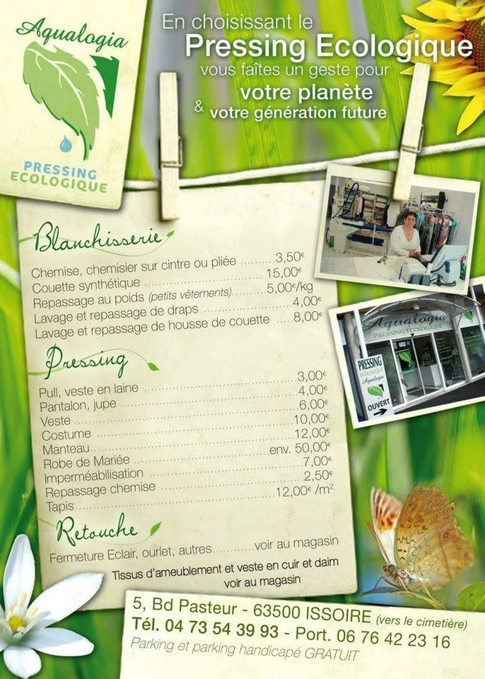 Aqualogia — Flyer — pressing écologique