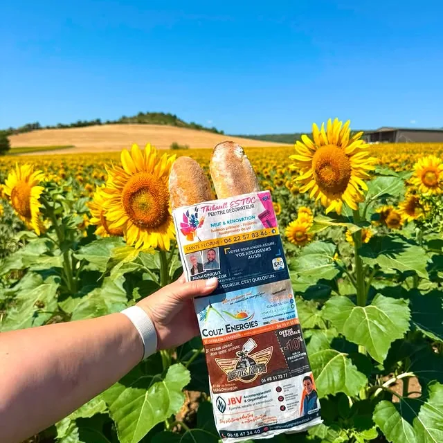 Publication Instagram Booster Media : campagne de sacs à pain multi-annonceurs du Bassin Minier